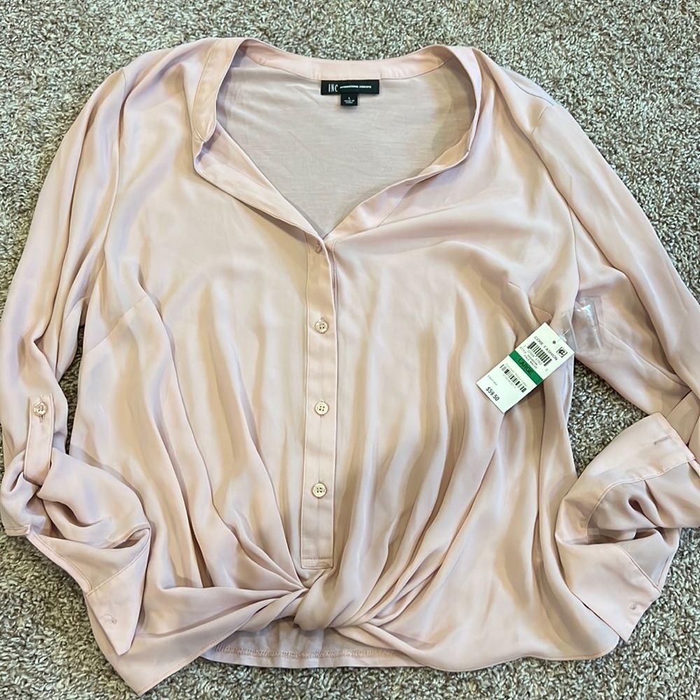Blush blouse